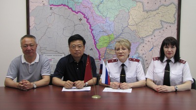 О рабочей встрече с Хэйлунцзянской инспекционно-карантинной службой по импорту и экспорту КНР