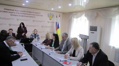 Снижение административных барьеров обсудили участники круглого стола, проведенного в рамках Дня российского предпринимателя в Управлении Роспотребнадзора по Амурской области