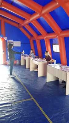 Голосование по  поправкам в Конституцию проходит с соблюдением санитарных норм