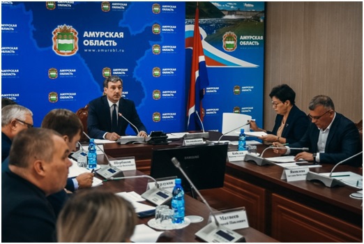 Губернатор Амурской области Василий Орлов провел заседание комиссии по предупреждению и ликвидации чрезвычайных ситуаций  
