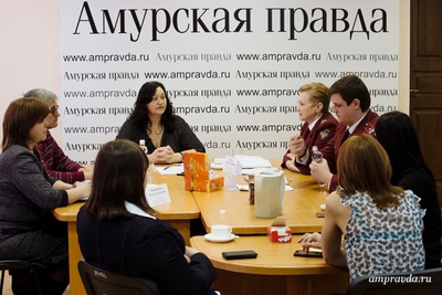 В редакции газеты Амурская правда прошел круглый стол посвященный Всемирному дню здоровья
