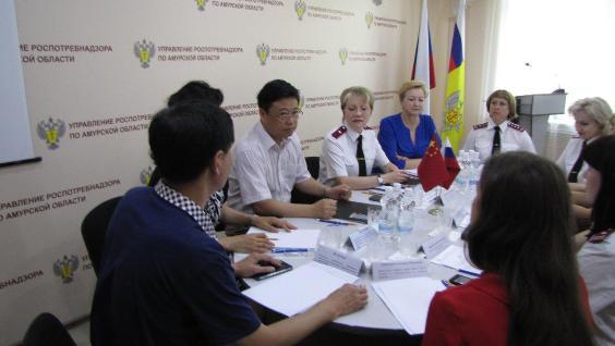 О рабочей встрече с Хэйхэйским управлением по инспекции и карантину ввоза и вывоза Китайской Народной Республики