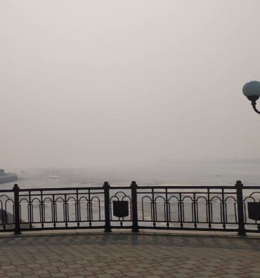 Дым из Китая вновь над Благовещенском