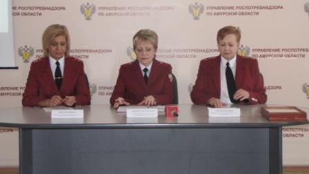 В Управлении Роспотребнадзора по Амурской области прошла пресс-конференции, приуроченная к Всемирному дню защиты прав потребителей