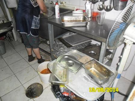 антисанитария на кухне кафе грязные поверхности