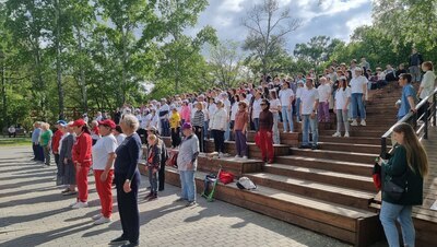 Управление Роспотребнадзора по Амурской области провело флешмоб, посвященный Всемирному дню без табака