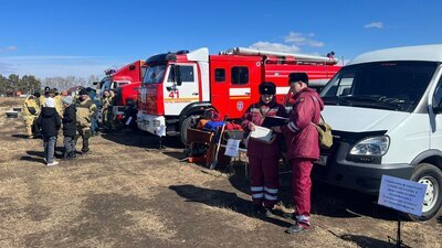 Химики санэпидразведки Роспотребнадзора проверили воздух в зоне учений